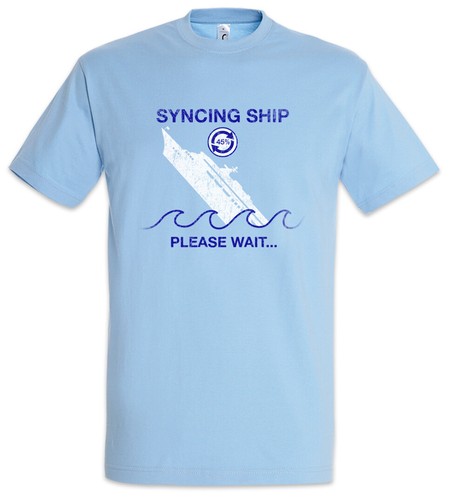 Syncing ship herren shirt - herren, t-shirt