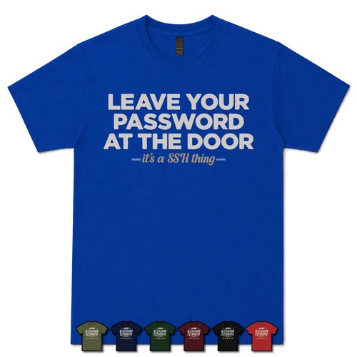 Leave your password the - your, at