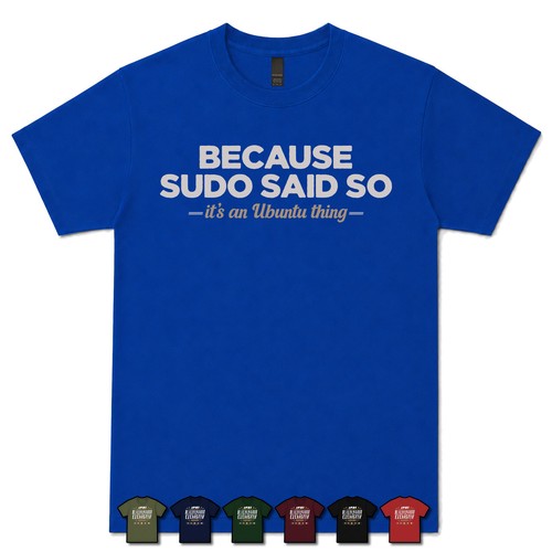 Because sudo said ubuntu - so,