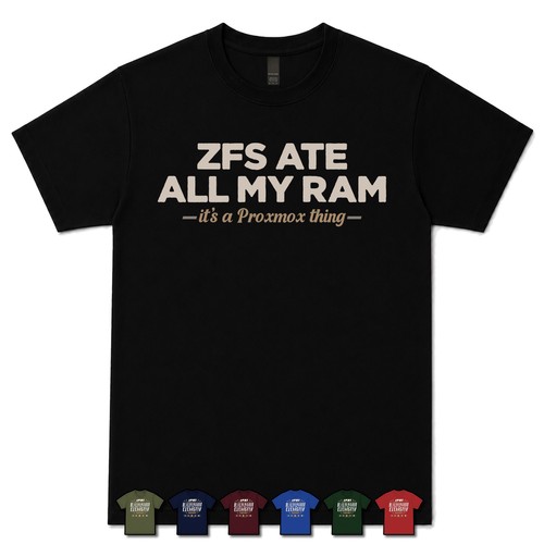 Zfs ate all ram proxmox - all, my