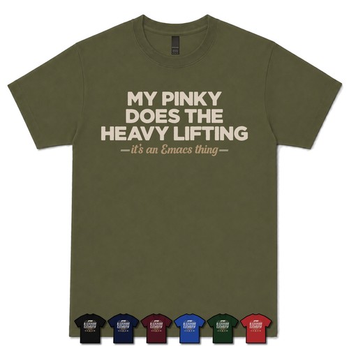 Pinky does the - does, lift